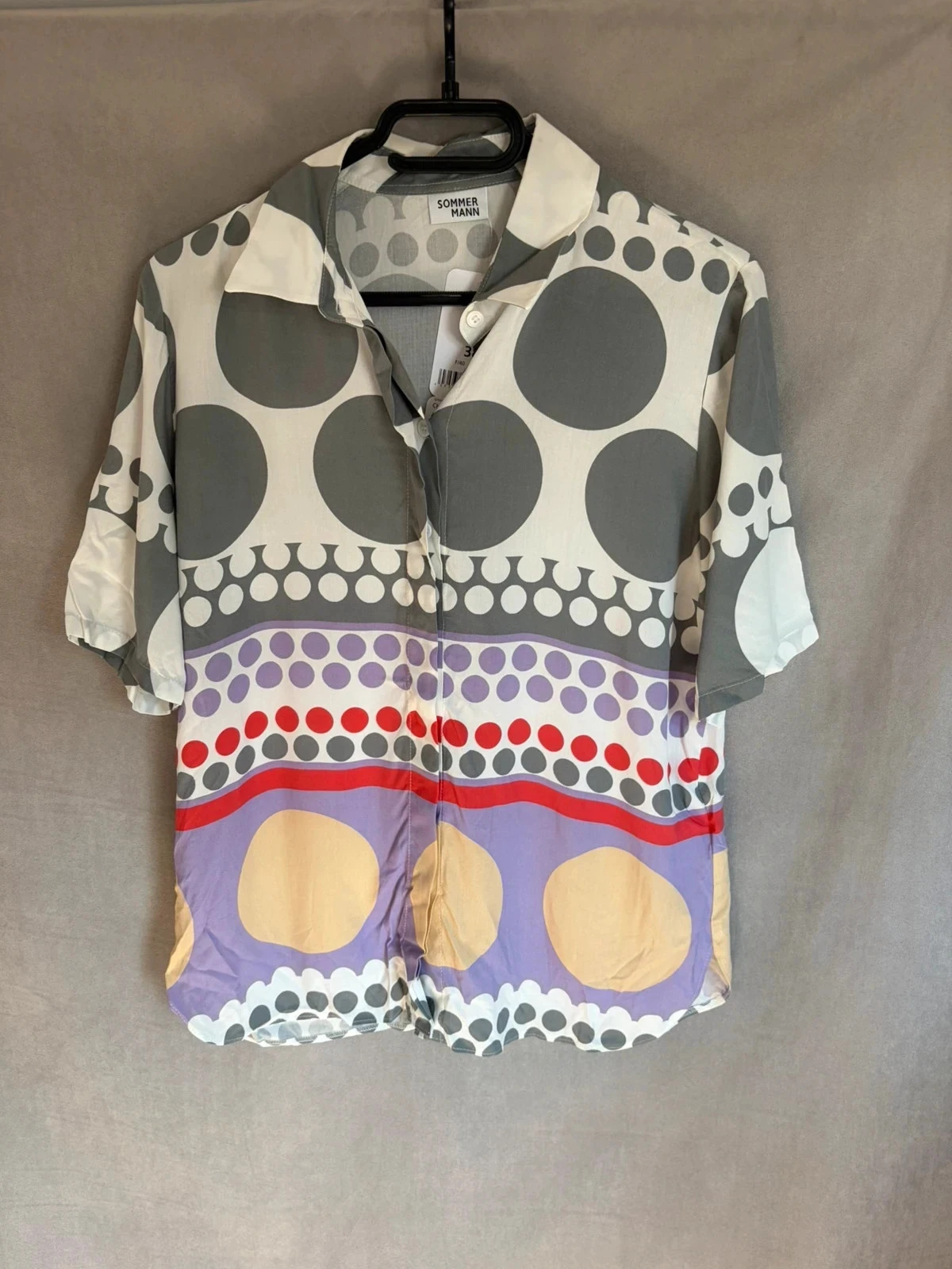 Chemise colorée à motif sommer mann neuve